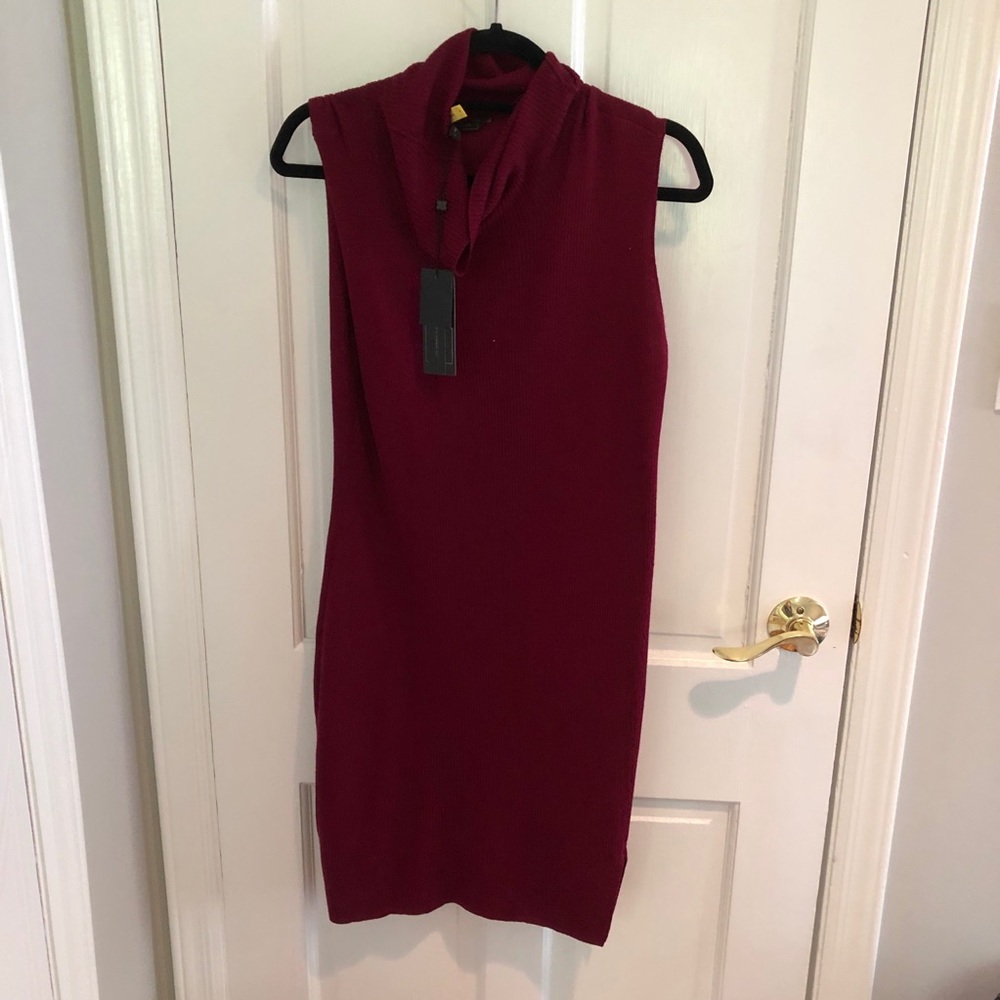 BCBGMaxazaria Red Sweater Dress